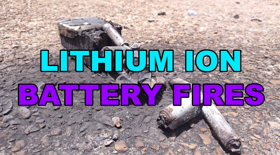 lithium ion battery fires