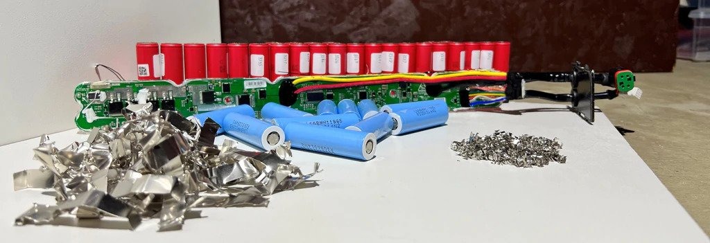 Salvage 18650 Batteries Cells