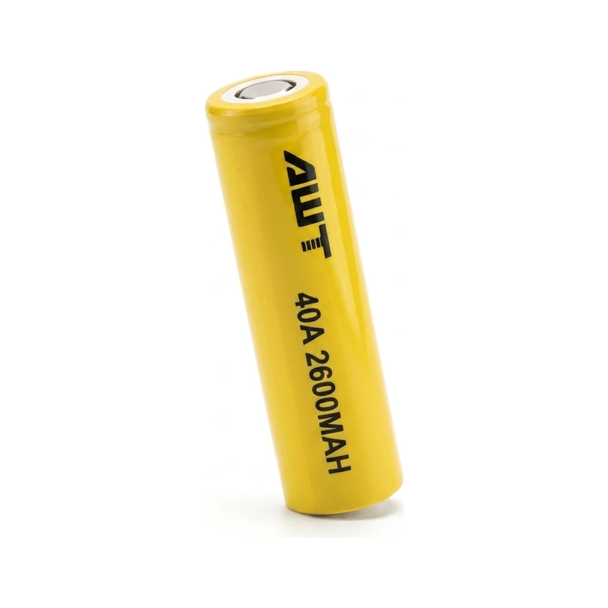 Illustrative render of the AWT 40A 2600mAh cell
