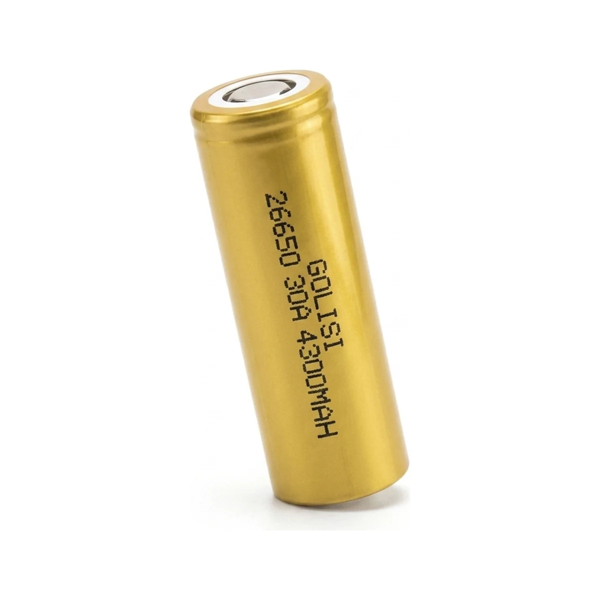 Illustrative render of the Golisi 26650 30A 4300mAh cell