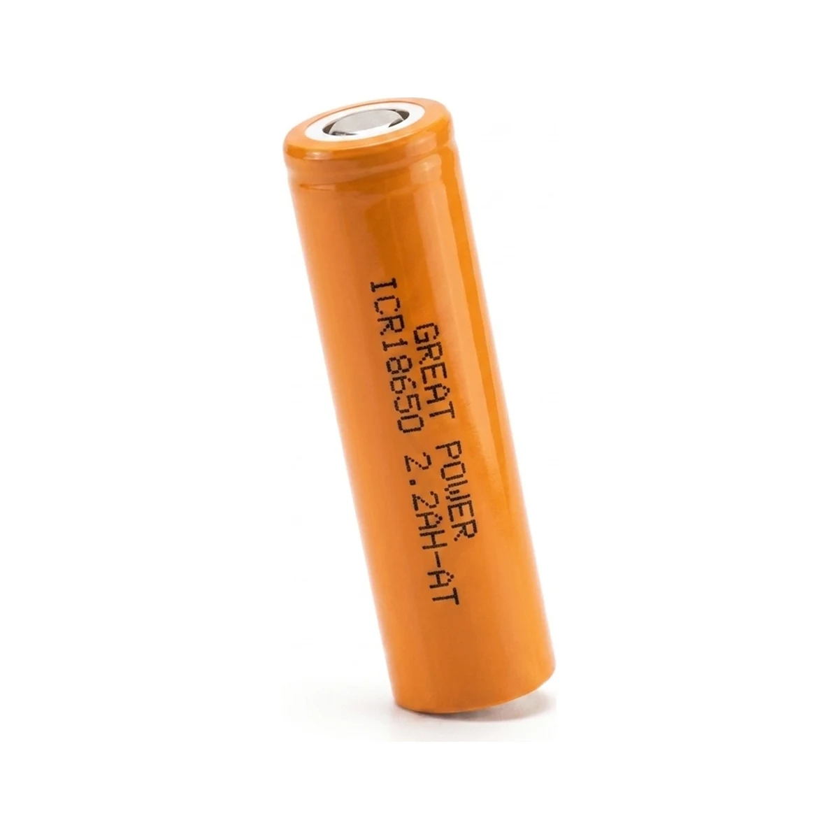 Illustrative render of the Great Power ICR18650 2.2Ah-AT cell