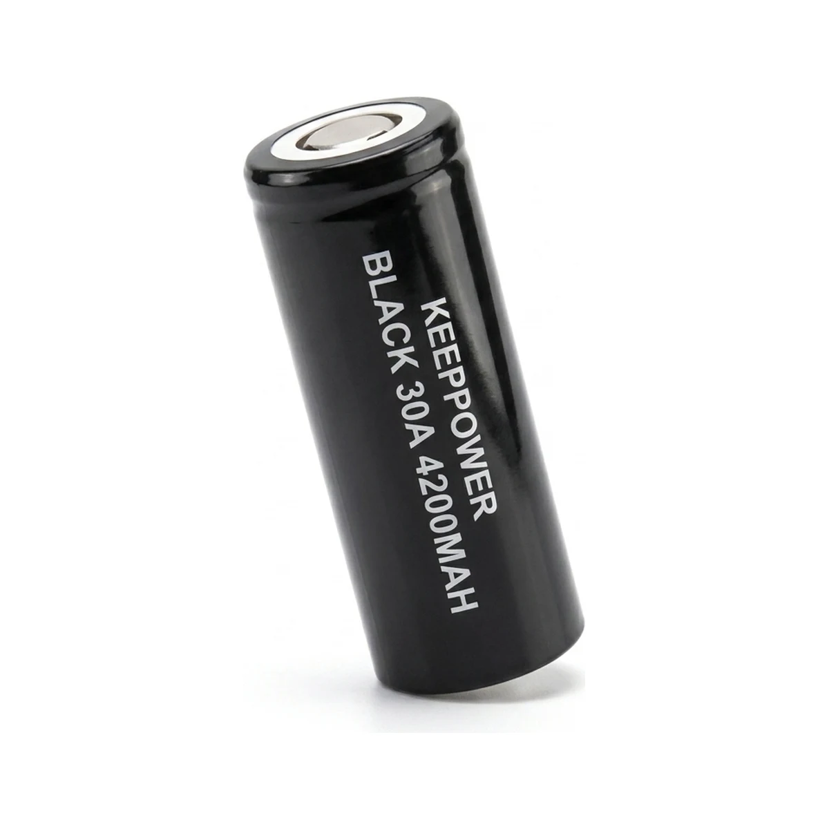 Illustrative render of the Keeppower BLACK 30A 4200mAh cell