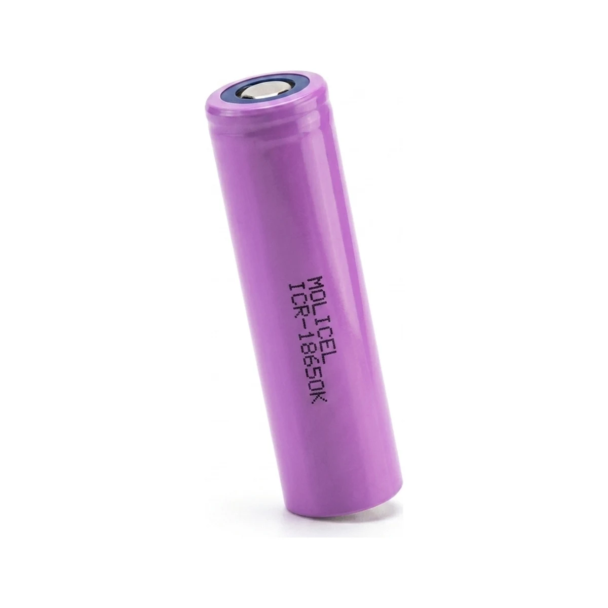 Illustrative render of the Moli Energy ICR-18650K cell