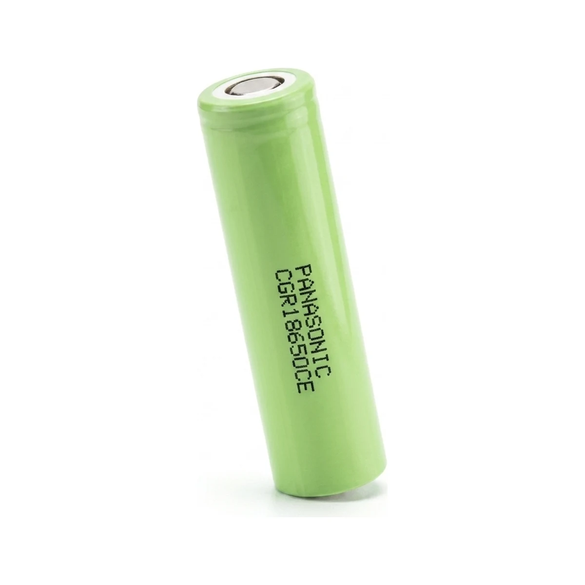 Illustrative render of the Panasonic CGR18650CE cell