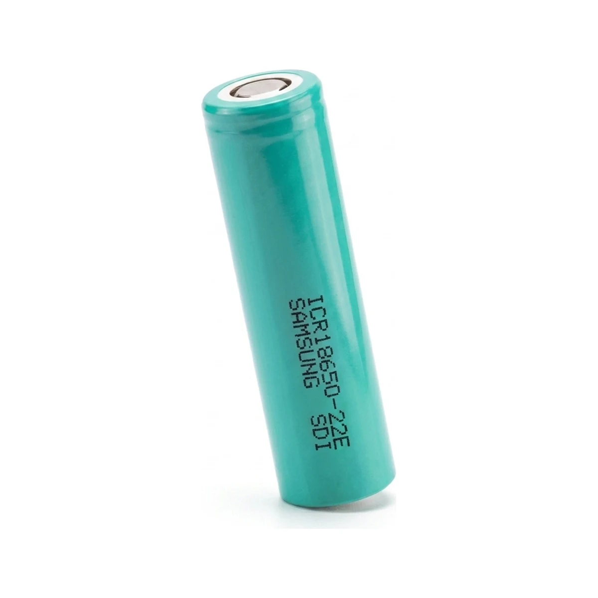 Illustrative render of the Samsung ICR18650-22E cell