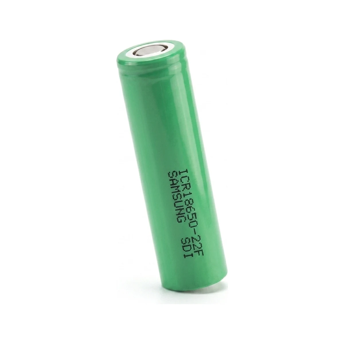 Illustrative render of the Samsung ICR18650-22F cell