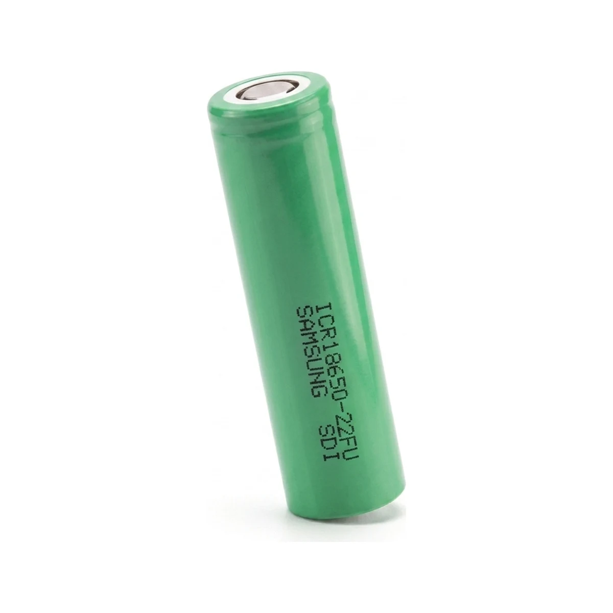 Illustrative render of the Samsung ICR18650-22FU cell