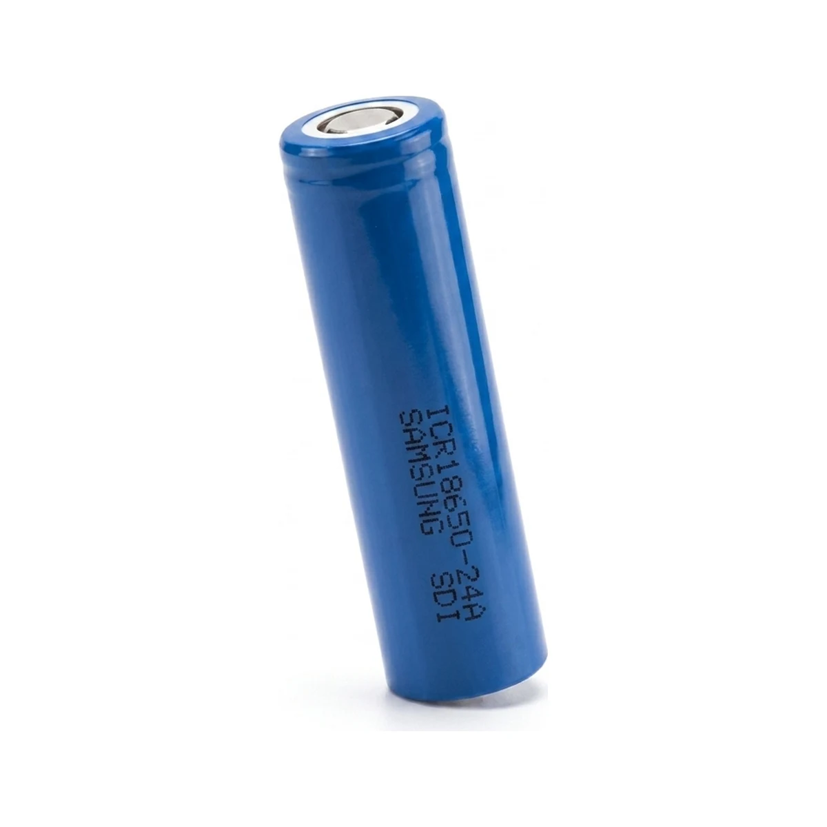 Illustrative render of the Samsung ICR18650-24A cell