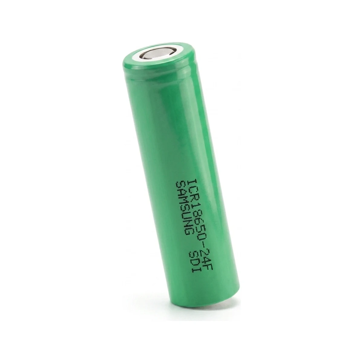 Illustrative render of the Samsung ICR18650-24F cell