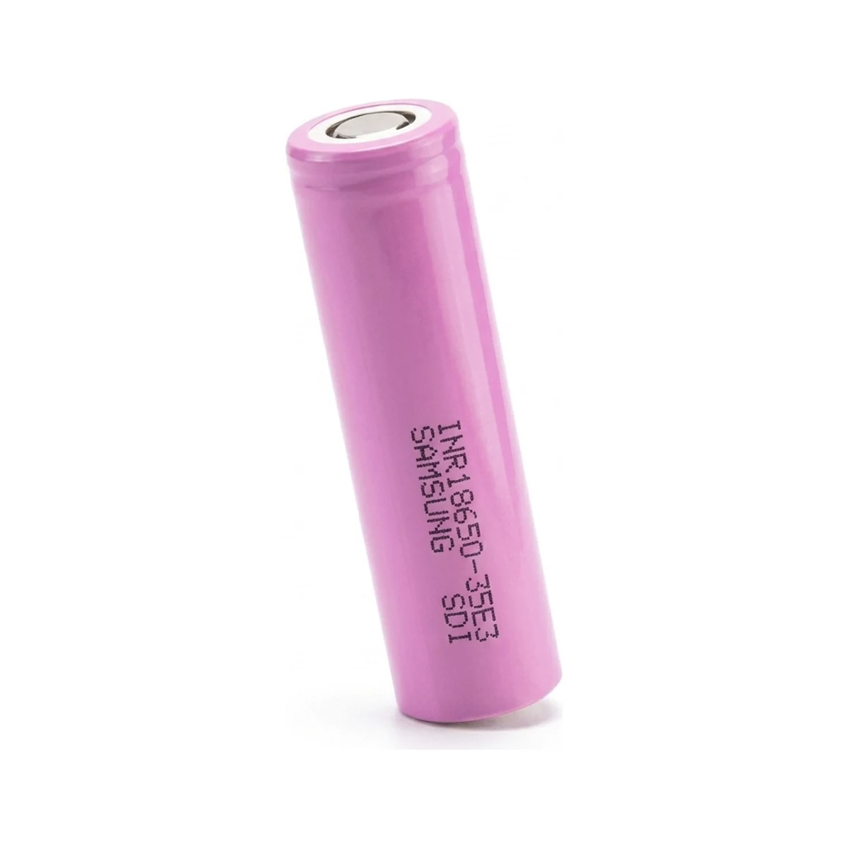 Illustrative render of the Samsung INR18650-35E3 cell