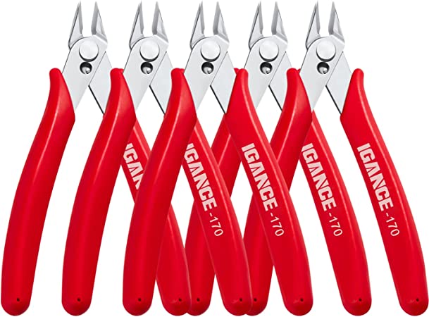 5 pack flush cut pliers