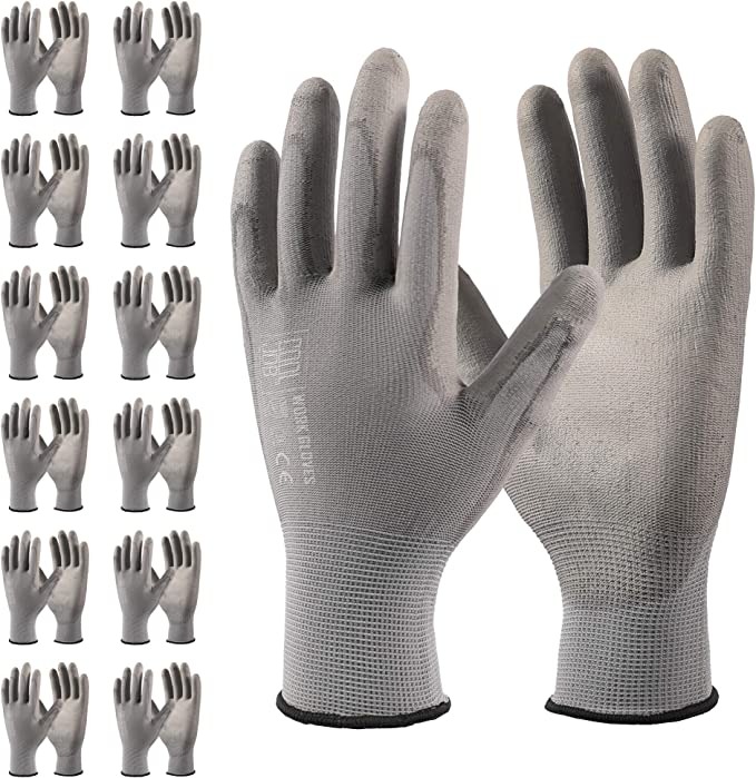 12 Pack Safety Gloves